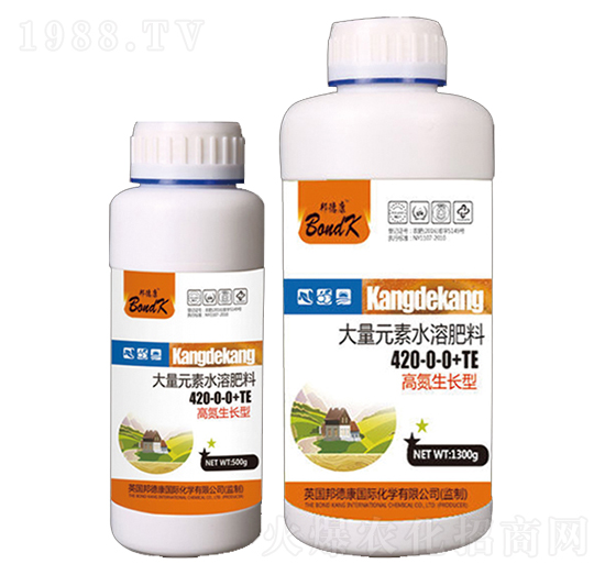 �ߵ����L(zh��ng)�ʹ���Ԫ��ˮ�ܷ���420-0-0+TE-����ʩ