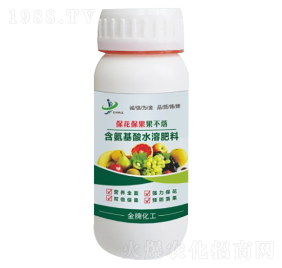 含氨基酸水溶肥料 保花保果果不落 金牌化工
