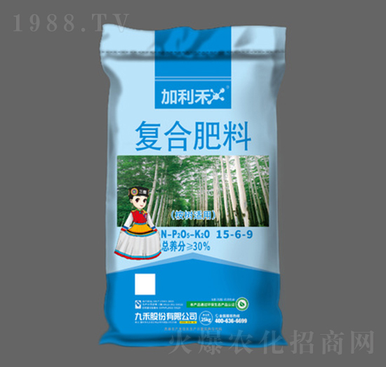 桉樹(shù)適用復(fù)合肥料15-6-9-加利禾-九禾股份