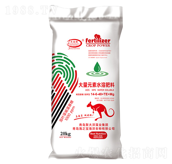 ������Ǹ���ʹ���Ԫ��ˮ�ܷ���14-6-40+TE+Mg-���(d��ng)-��֮��