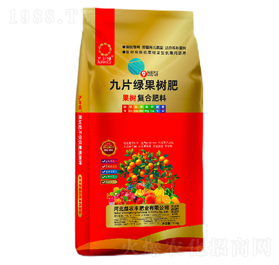 果樹專用復合肥料-九片綠-益農豐肥業(yè)