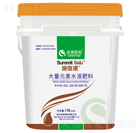 液體懸浮大量元素水溶肥150-50-300-施倍速-住商肥料