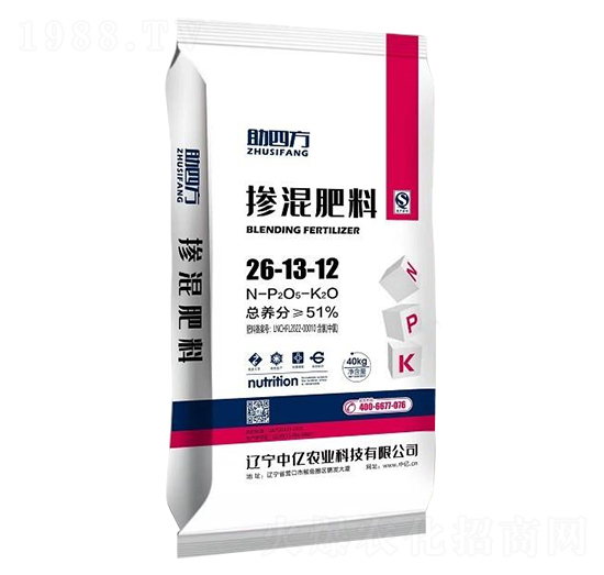 摻混肥料26-13-12-助四方-中億農業(yè)